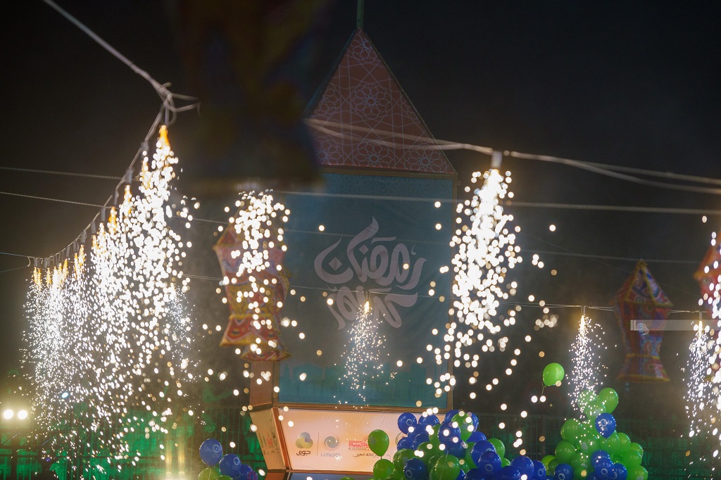 الاحتفال بإضاءة "فانوس القدس الرمضاني" في القدس المحتلة (تصوير: وفا)